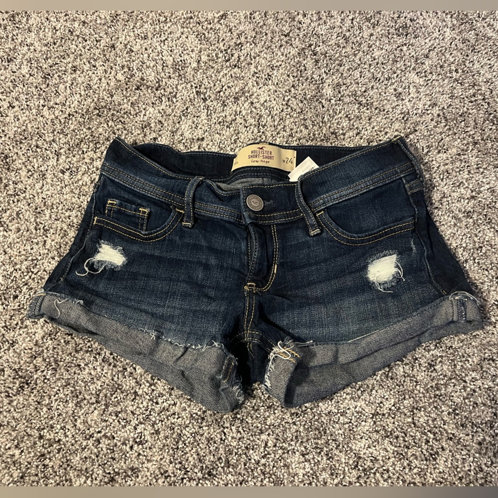 Distressed Hollister Short Short